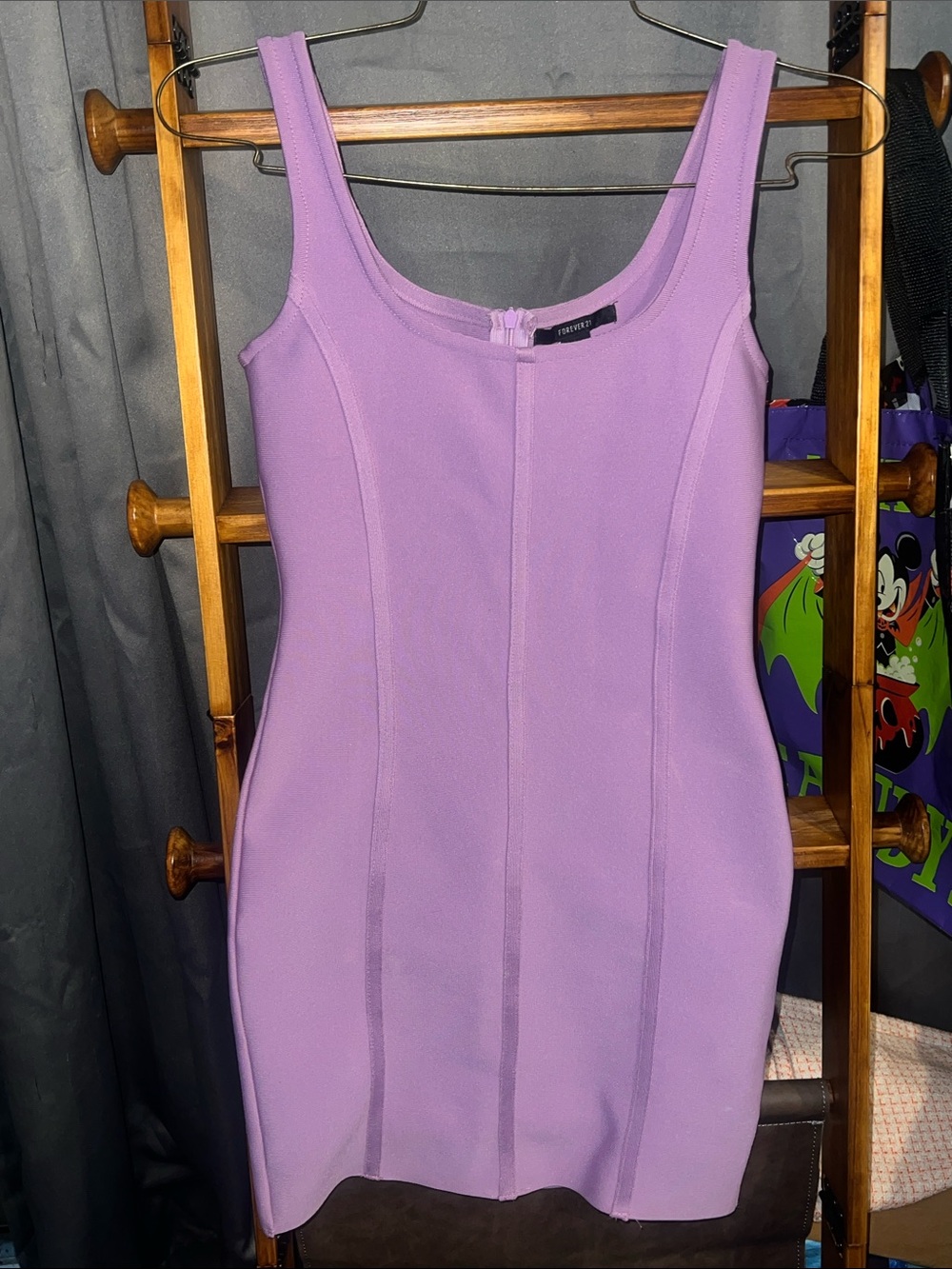 Lavender forever 21 size Small Bodycon Tank Dress